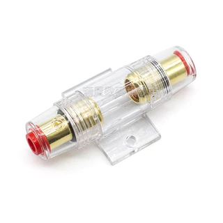 AGU ฟิวส์เครื่องเสียงรถยนต์หลอดฟิวส์แก้ว 20A30A40A50A60A80A100A 10 * 38MM