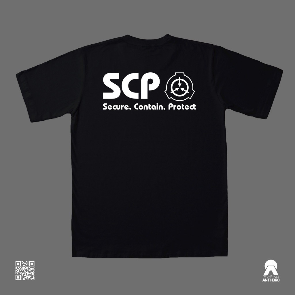 เสื้อยืดโลโก้ SCP Foundation เหมาะสำหรับแฟนคลับขององค์กรลึกลับ