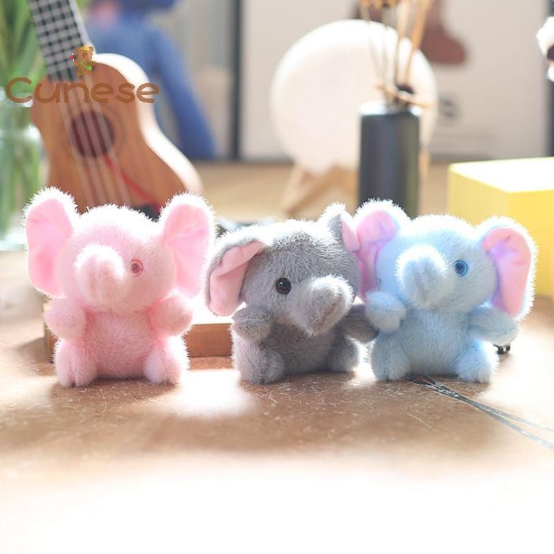[จีน] 1ชิ้นของขวัญวันเกิดน่ารักช้างตุ๊กตาสัตว์ของเล่นตุ๊กตาพวงกุญแจนุ่มตุ๊กตารถพวงกุญแจสําหรับผู้หญิงคู่เด็กกระเป๋าจี้[ใหม่]