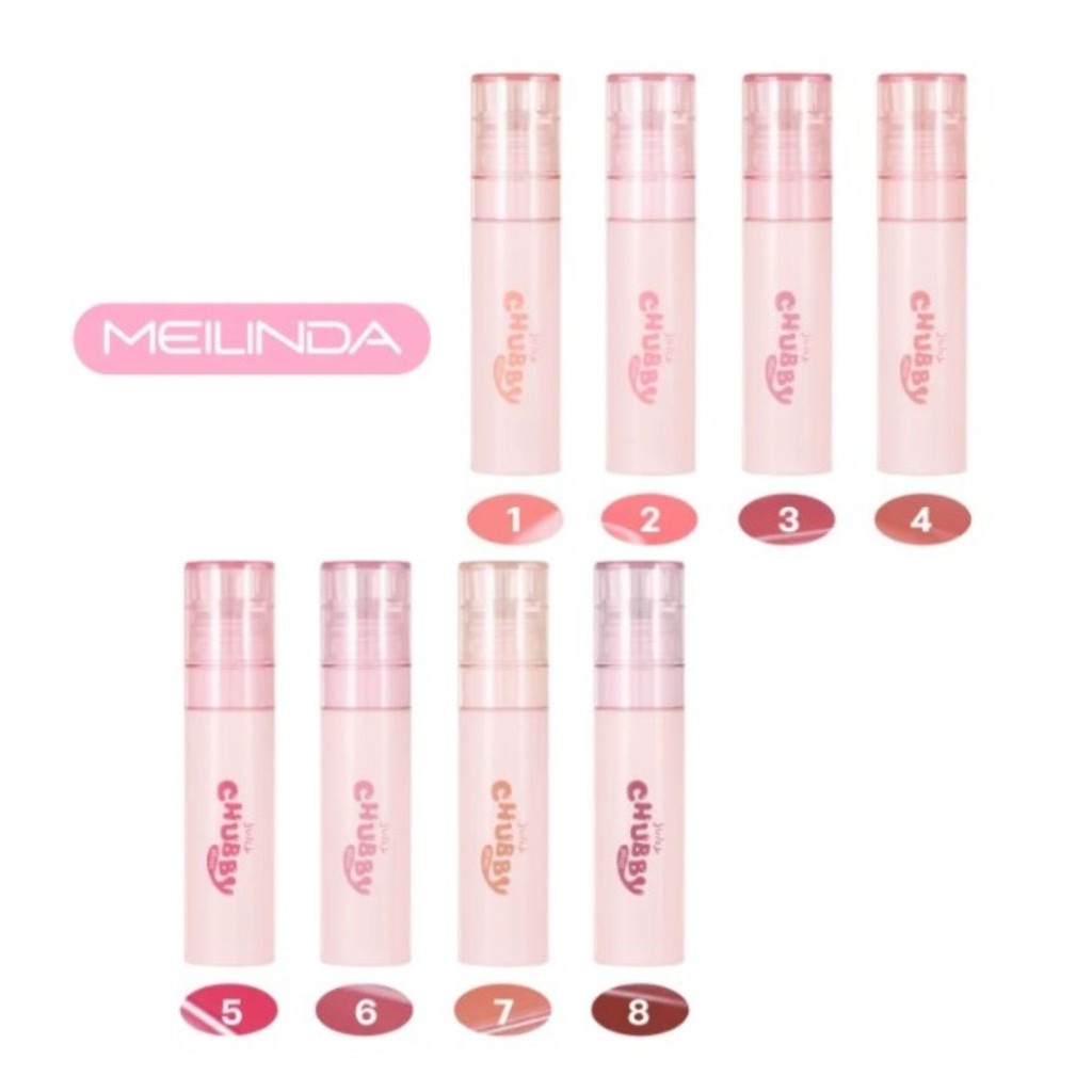 ♦️ของแท้·ส่งด่วน·ถูก♦️Meilinda Juicy Chubby Gloss #MC2078 เมลินดา จุสซี่ ชับบี้ กลอส x 1 ชิ้น dayse