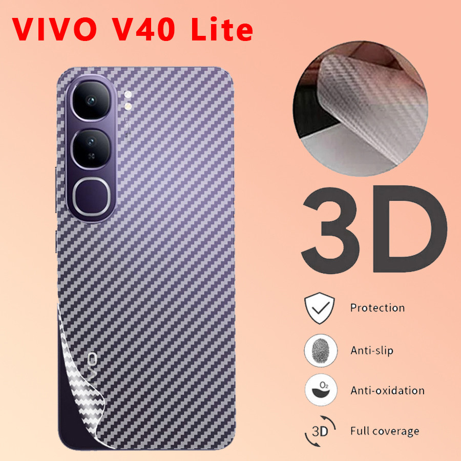 คาร์บอนไฟเบอร์ฟิล์มนุ่มสําหรับ Vivo V40 Lite 4G 5G 2024 Matte Screen Protector สําหรับ VivoV40 V40Li