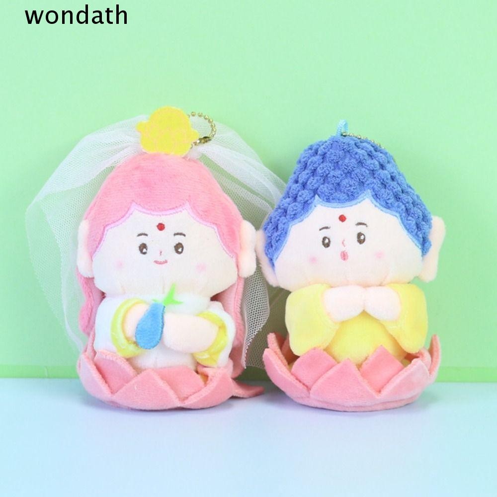 Wonda Tathagata แขวน, กระเป๋าถือกระเป๋าเป้สะพายหลังน่ารัก Plushie Tathagata ของเล่นตุ๊กตา, ของขวัญแขวนตกแต่งน่ารักตุ๊กตาคู่ Tathagata พวงกุญแจ
