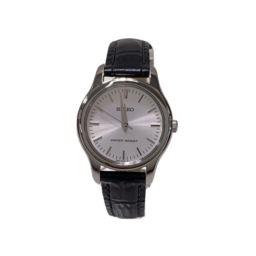 Seiko(ไซโก) SEIKO Women's Quartz Watch Analog -- SLV BLK 7N01-0DF0 Direct from Japan Secondhand