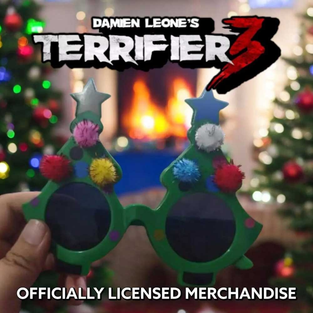 Terrifier 3: Officially Licensed Art's Christmas Glasses