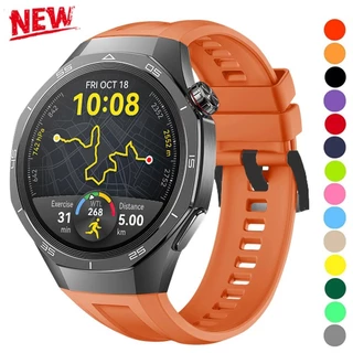 22 มม.ซิลิโคนสําหรับ Huawei GT 6 pro/GT 5 Pro 46 มม.GT 6/5/4 46 มม.Sport Watchband อุปกรณ์เสริม