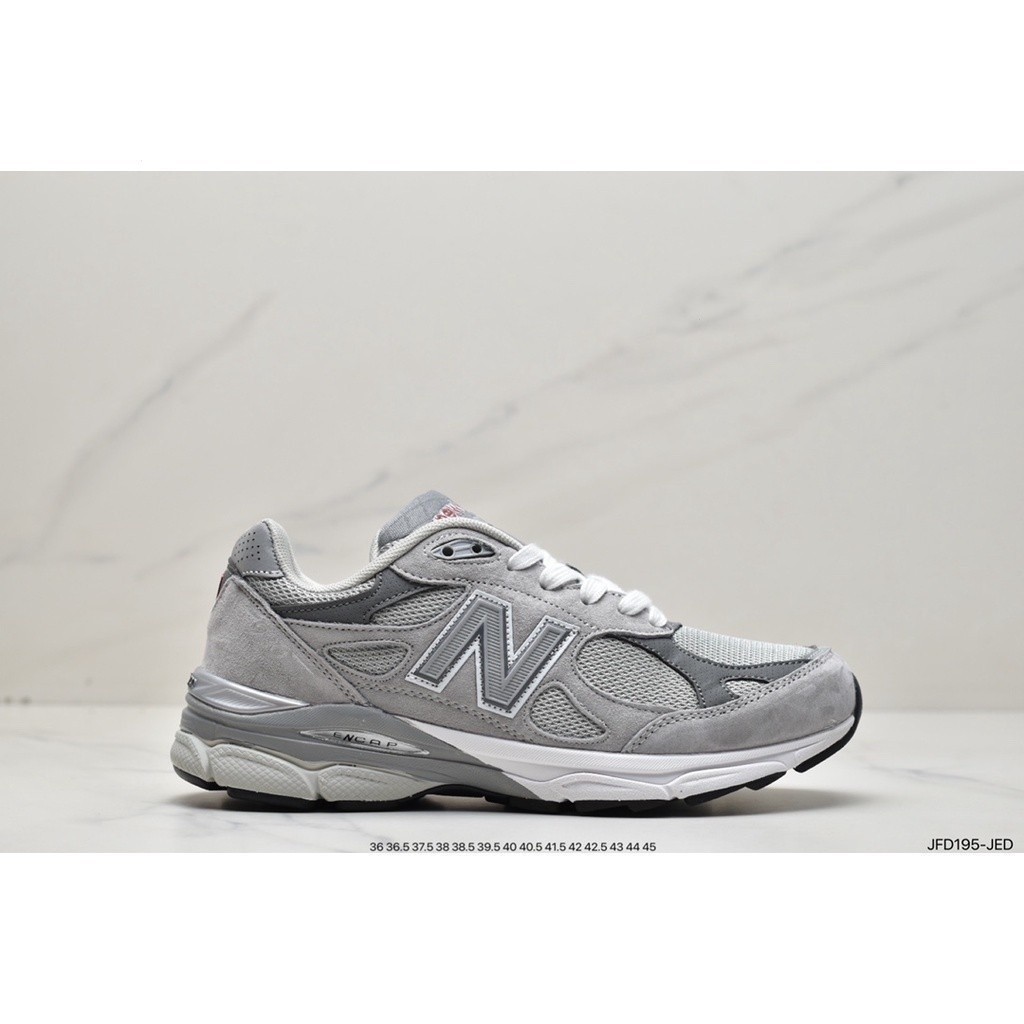 "Sa Stock" NB New Balance Made in USA M990V3 "Moonbeam" Third Generation Series Low-Top Beauty Blood