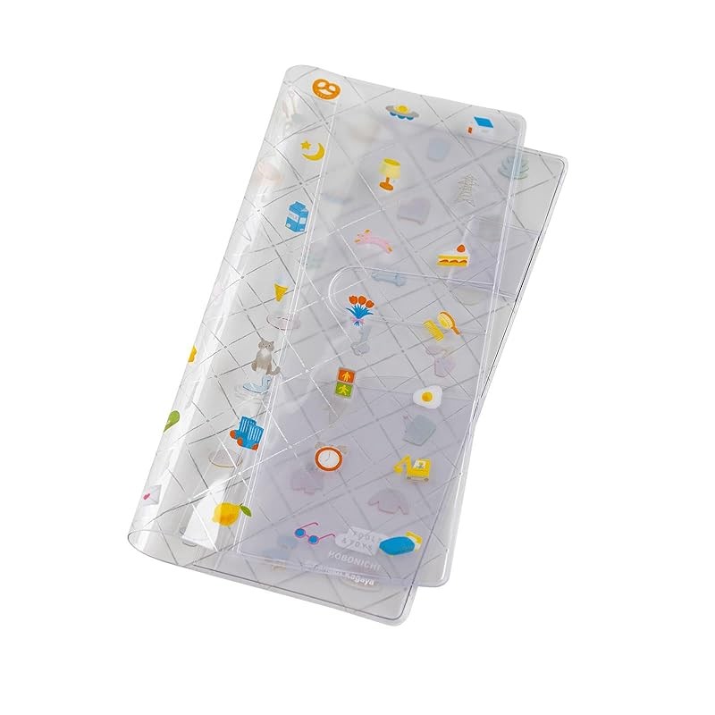 Hobonichi Techo Kaga Tanikozo / Clear Cover สําหรับอุปกรณ์เสริม Techo ขนาดสัปดาห์แนวนอนปกติ