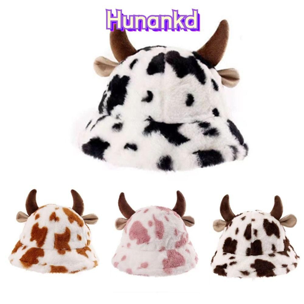 Huan Fuzzy Bucket Hat, Faux Fur Casual Fluffy Warm Hat, Fashion Hip Hop Keep Warm Cap Winter Autumn