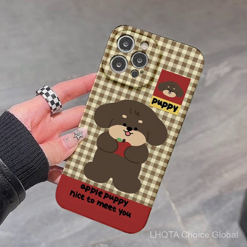 Apple Dog เข้ากันได้สำหรับ IPhone16 15 14 13 12 11 PRO MAX x XR XS สูงสุด8 7 6วินาทีบวก SE 2020ฟิล์มแพคเกจเต็มช็อกทนรวมทุกอย่างโทรศัพท์เคสเชลล์โทรศัพท์กรณี vmwb