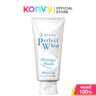 Senka เซนกะ ผลิตภัณฑ์ทำความสะอาดผิว 120g (Whip Foam/White Clay/Collagen In/Clear Double Wash A)