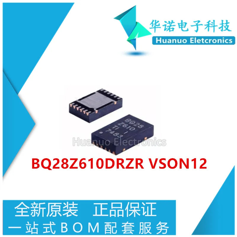1PCS-5PCS ใหม่ BQ28Z610DRZR Silkscreen BQ28Z610 VSON-12 แบตเตอรี่การจัดการ IC CFOP
