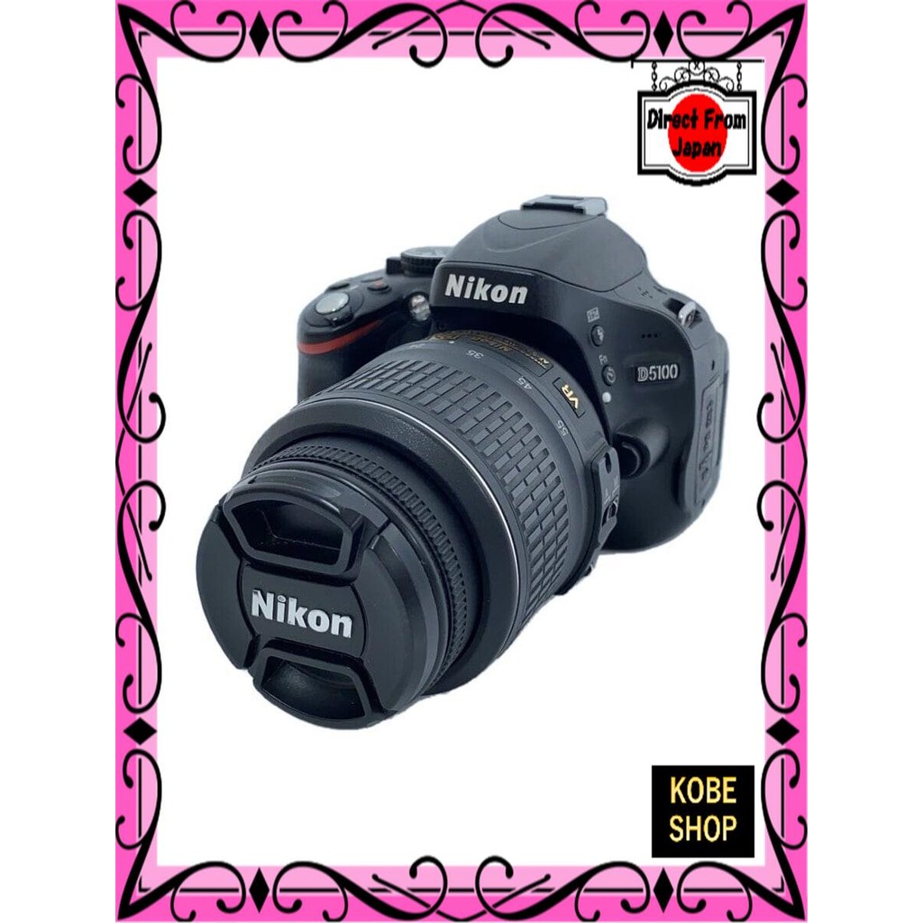 【ส่งตรงจากญี่ปุ่น】 กล้องดิจิตอลเลนส์เดี่ยว Nikon/D5100/18-55VR ชุดเลนส์// 【สินค้ามือสอง】