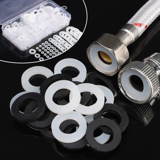 500 ชิ้นไนลอนแบนเครื่องซักผ้า Assortment Kit - M2-M10 Plane Spacer แหวนปะเก็นฉนวน - Universal Fasteners เครื่องมือ - 8 ขนาดซีลปะเก็นแหวนชุด - อุปกรณ์ซ่อมบ้าน