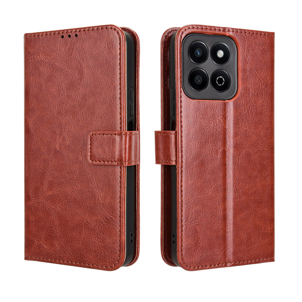 สําหรับ Honor X7C ปลอกหนัง PU Stand Holder HonorX7C Flip Case แม่เหล็กพับหนังเกราะป้องกัน