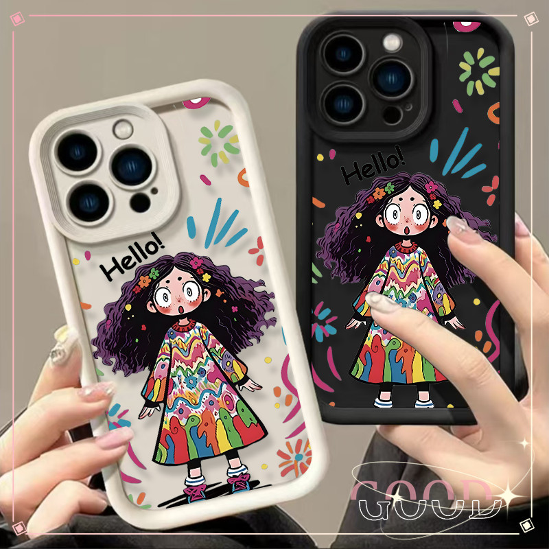 GOOD ส่งจากไทย เคสโทรศัพท์มือถือนิ่ม เคสไอโฟน กันกระแทก สําหรับ IPHONE 8 11 13 plus XR 12 7P X/XS 14 15PROMAX ผู้หญิง