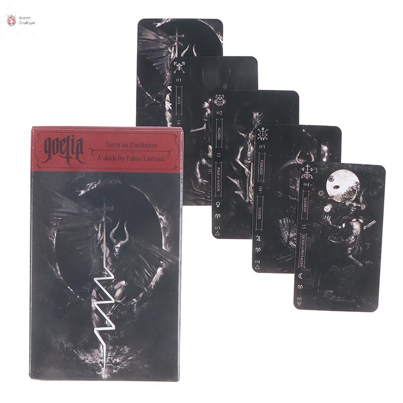 Goetia in Darkness Oracle Cards คําทํานายเกมกระดานทํานายใหม่