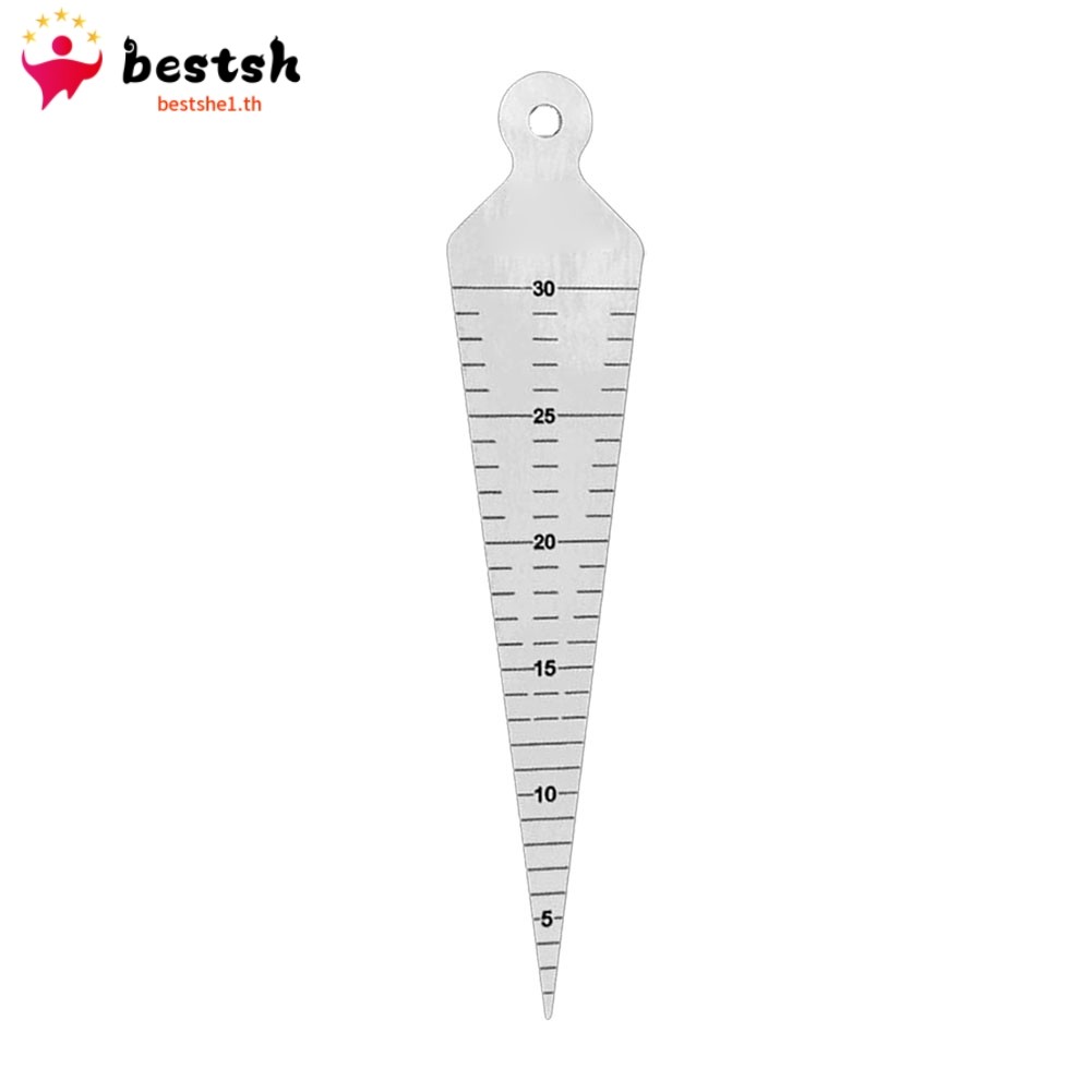 จัดส่งที่รวดเร็ว 1 PC 5-30 มม.Taper Gauge Feeler Gap Hole วัด Wedge Aperture Scale เครื่องมือวัด
