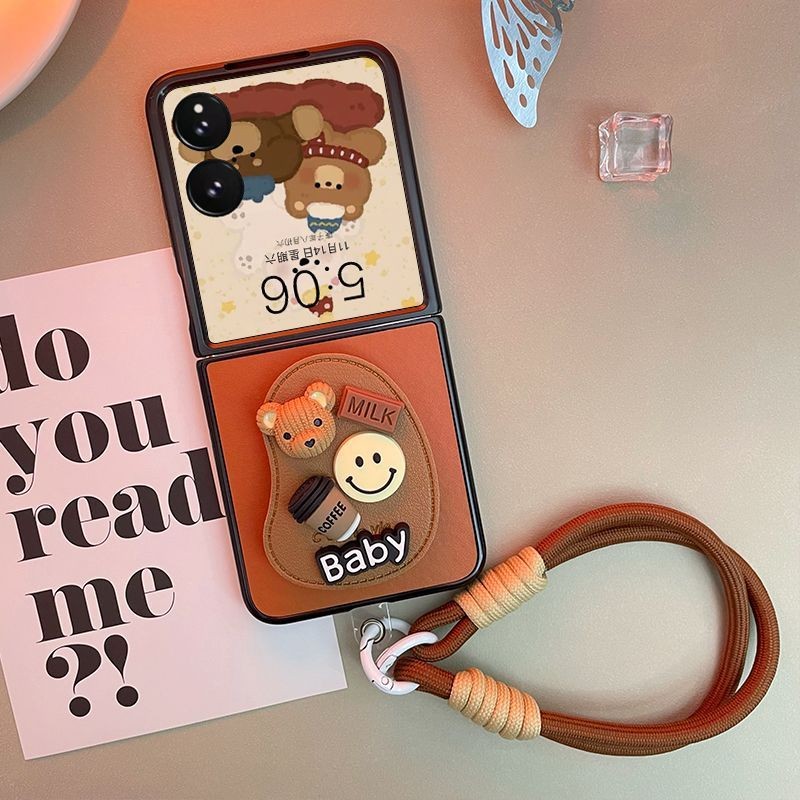 สําหรับ Samsung Galaxy Z Flip6 Flip5 Flip4 Flip3 5G Xiaomi MIX Flip OPPO ค้นหา N3 Flip Magnetic Bracket ที่ถอดออกได้พับหน้าจอ Protector ฝาครอบ