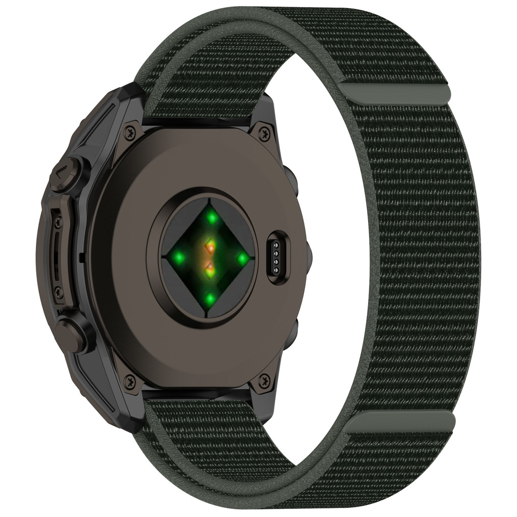สายรัดไนลอนสําหรับผู้เบิกทาง Garmin 935 945 955 965 745 Fenix 8765 7X 6X 5S 6S 7S GPS Pro Plus Instinct 2 2S 2X Quick สมาร์ทวอท์ช