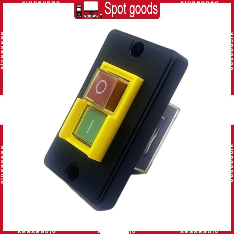 Xi Essential เพิ่มเติม KJD6 สวิตช์แม่เหล็กไฟฟ้า AC250V 6A สวิตช์ปุ่มสตาร์ท