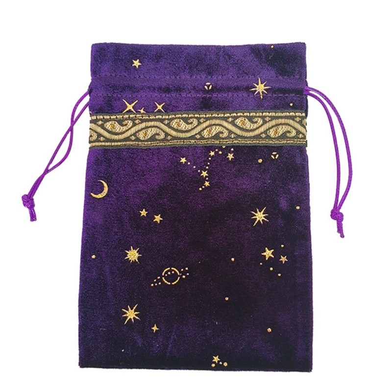 TO Tarot Drawstrings Bag Jewelry Pouches Oracles Cards Rune Pouches Bag