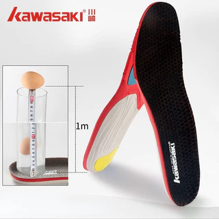Kawasaki CFT-28แผ่นรองพื้นรองเท้า พื้นนิ่ม ระบายอากาศได้ดี ดูดซับแรงกระแทก สําหรับเล่นกีฬาแบดมินตัน