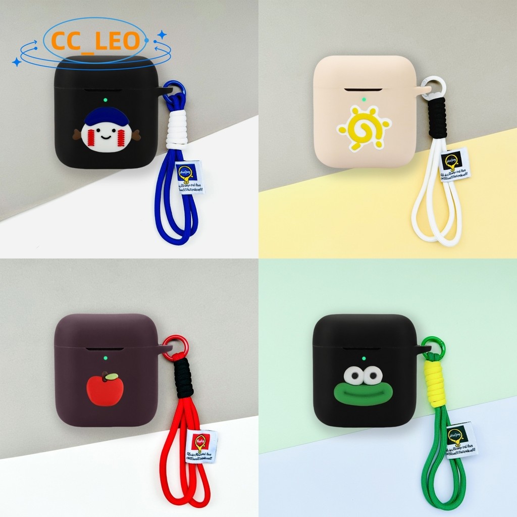 For Marshall Minor IV Case Cartoon Sushi Lanyard Pendant Charm Silicone Soft Case Marshall Minor III Shockproof Shell Protective Cover