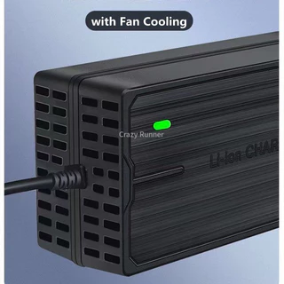 【Li Ion Charger 】ที่ชาร์จแบตเตอรี่ลิเธียม 48V 60V 72V 5A 8A 10A พร้อมพัดลม สําหรับรถจักรยานไฟฟ้า สกูตเตอร์ LiFePo4 54.6V 58.4V 58.8V 67.2V 71.4V 73V 84V