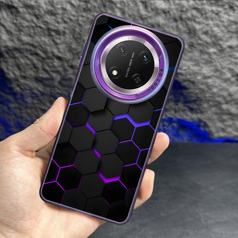 เคส Honor X9C X9D X9A X8B X8C X7C 5G เคส Honor X9C 200 Smart เคสโทรศัพท์ด้านแข็งกันกระแทก Tetris สามมิติเทคโนโลยีโทรศัพท์ฝาครอบสําหรับเด็กผู้ชายนักเรียน ราคา ถูกที่สุด ดีลบีเคเค แกลเลอรีภาพที่ 3