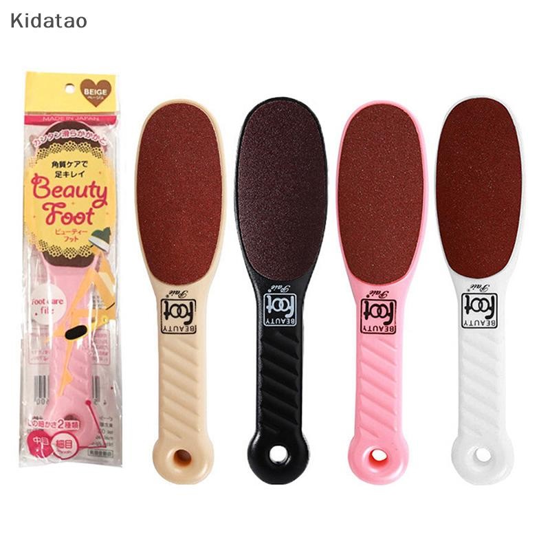Kidatao 1pcs แฟ้มเท้าสองด้าน Rasp Heel เครื่องขูด Hard Dead Skin แคลลัส Remover Pedicure Foot Care Exfoliaag เครื่องมือใหม่