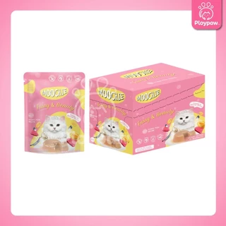 [1 ซอง] อาหารเปียกแมวมูชี่ Moochie Pouch เพาซ์ โภชนาการครบถ้วน สำหรับแมวเด็ก แมวโต แมวสูงวัย ขนาด 70 กรัม(g.)