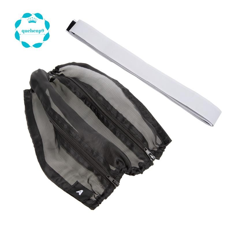 [quehenp9]Zipper-Type Nylon Mesh Cover Chassis Dust Water Proof Net Cover Protection for TT-01 TT-02