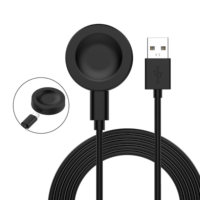 แท่นชาร์จสําหรับนาฬิกา Huawei GT4 46 มม./ GT 4 41 มม. สายชาร์จ USB สําหรับ Huawei Watch 4/ 4 Pro/ 3 Pro / GT2 Pro สีขาว/สีดํา