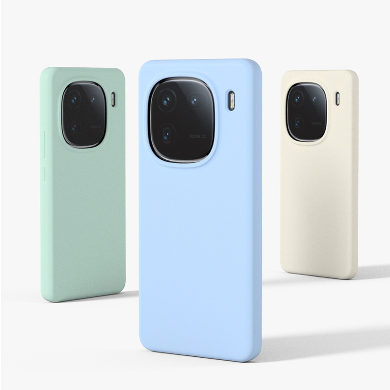 สําหรับ VIVO iQOO 13, 12 กรณี ELVEV ผิวซิลิโคนเหลวนุ่ม Flocking ภายในฝาครอบโทรศัพท์ป้องกันเต็มรูปแบบ