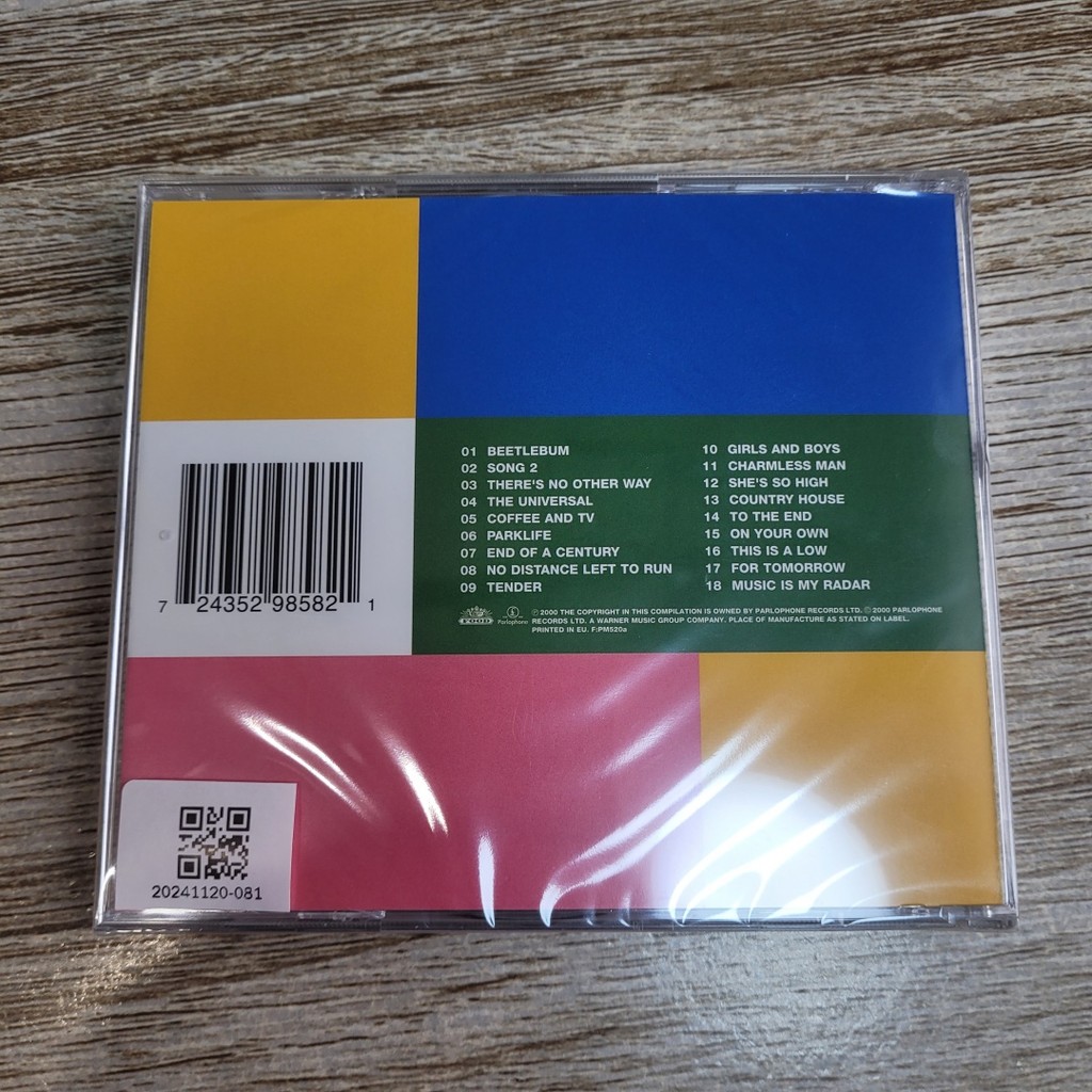CD แผ่นซีดี Blur The Best Of ใหม่ ซีล Blur CD ราคา ถูกที่สุด ดีลบีเคเค แกลเลอรีภาพที่ 3
