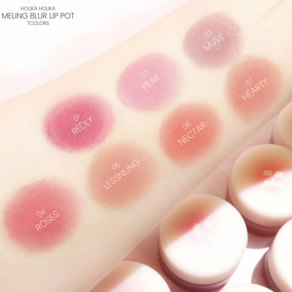 ของแท้>>ส่งด่วน HOLIKA HOLIKA MELTING BLUR LIP POT ลิปพอตเบลอปาก - รูปที่ 2