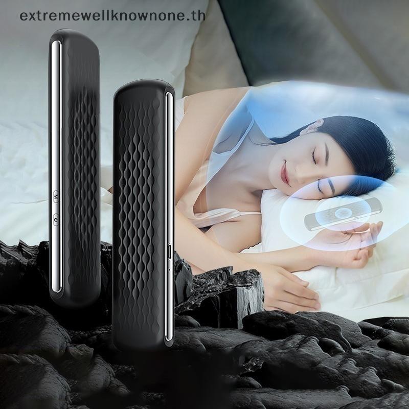 Ewth ลําโพงพ็อกเก็ต Bone Conduction Wireless Stereo Soundbar ภายใต้หมอนเพลงกล่องในตัวเสียงรบกวนสีขาวปรับปรุงการนอนหลับ EWTH