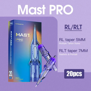 Mast Tattoo PRO ตลับสัก RL/RLT รอบ Liner ทิ้งฆ่าเชื้อความปลอดภัยเข็มสําหรับเครื่องสัก 20 ชิ้น/ล็อต