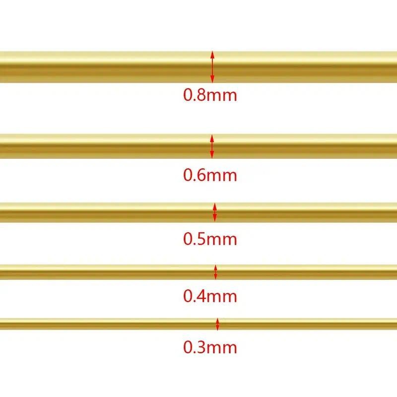 0.3-1.0มม.เครื่องประดับลวดทองแดงทนตาลเครื่องประดับด้วยลูกป รูปที่ 2