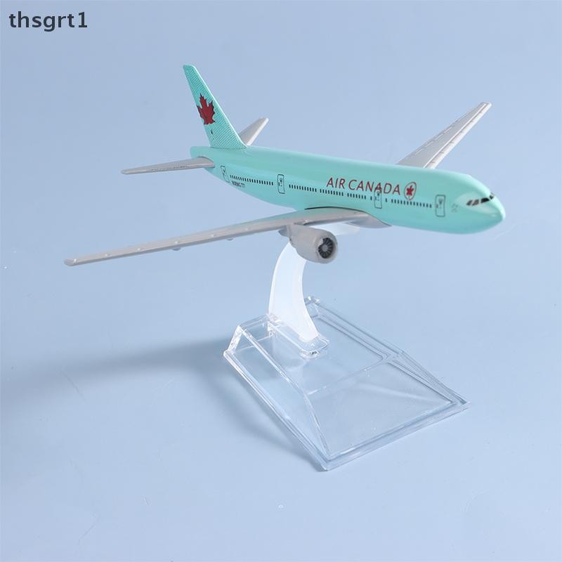 [thsgrt1] Air Canada Boeing 777 Plane Model Alloy Metal Model เครื่องบินของที่ระลึก Model Aircraft C