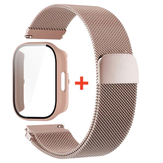 Case+StrapXiaomi Redmi Watch 5 Active Watchband Milanse Loop Strap Stainless Steel Redmi Watch 5 Lite สายรัดข้อมืออุปกรณ์เสริม