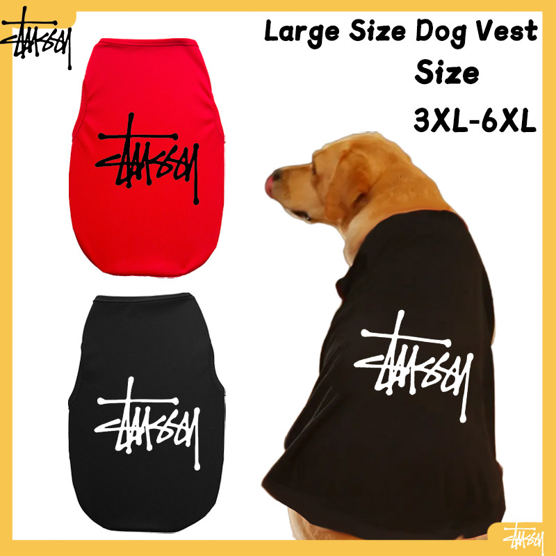 ✨ มาใหม่ ✨ 3เอ็กแอล-6เอ็กแอล สีดํากราฟฟิตีลายแมว/สุนัขระบายอากาศขนาดใหญ่เสื้อกั๊กขนาดใหญ่เสื้อผ้าสุนัขขนาดกลางขนาดใหญ่