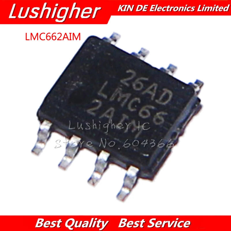 10 ชิ้น LMC662AIMX SOP-8 LMC662AIM SOP LMC662 SMD LMC66