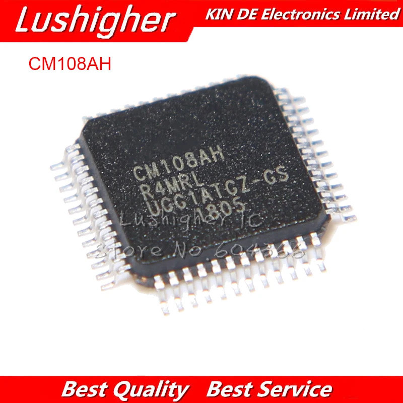 10 ชิ้น CM108AH แพทช์ CM108 LQFP48