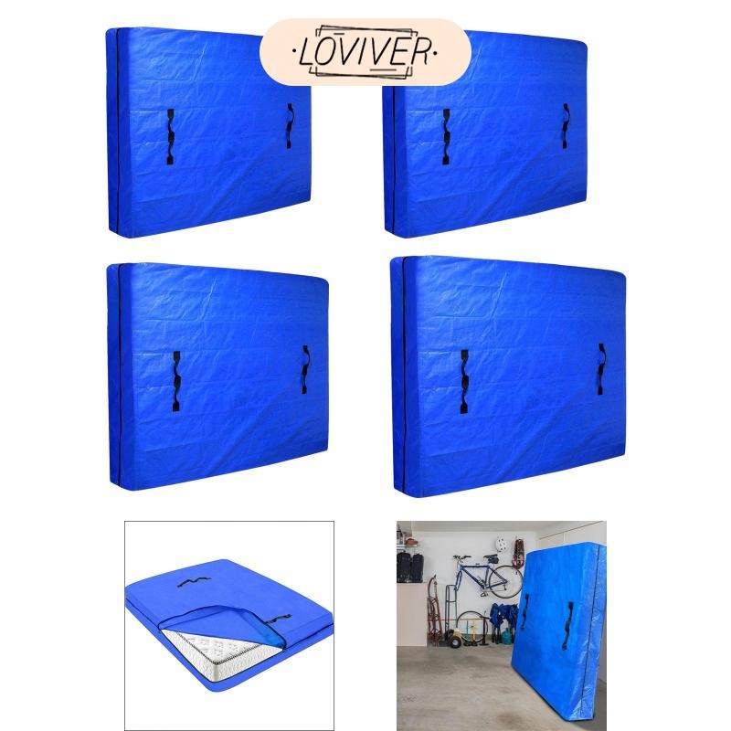 LOVIVER กระเป๋าใส่ที่นอนแบบมีซิปกันน้ําพร้อมหูหิ้วกระเป๋าเคลื่อนย้ายที่นอนแบบพกพาสําหรับ