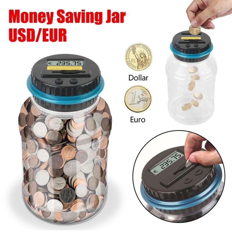 การนับกระปุกออมสิน 1.8L NT Dollar Piggy Bank