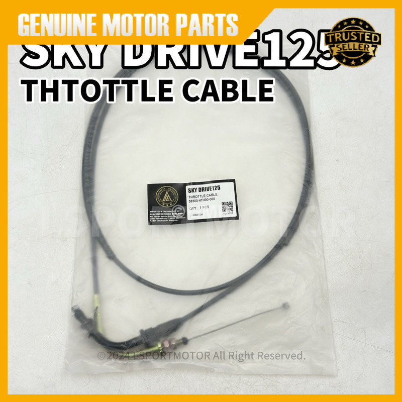 สาย SUZUKI SKY-DRIVE125 THROTTLE 58300-41H00-000 SKY DRIVE 125 TALI KABEL MINYAK