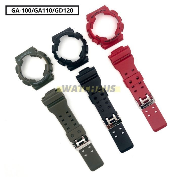 RUBBER BAND BEZEL STRAP CASE GA100 GA110 GD100 GD120 GAX100