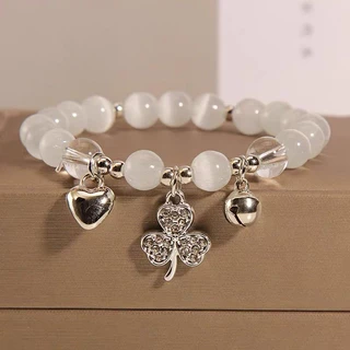 ใหม่จีนเซรามิกอารมณ์หญิงสร้อยข้อมือสาวน่ารัก