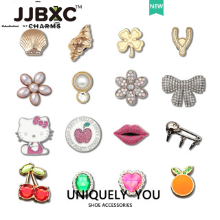 อัญมณีโลหะ DIY Hello Kitty สำหรับตกแต่งรองเท้า